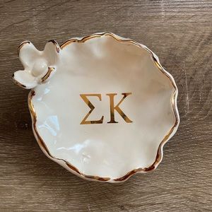 Sigma Kappa Glass Dish